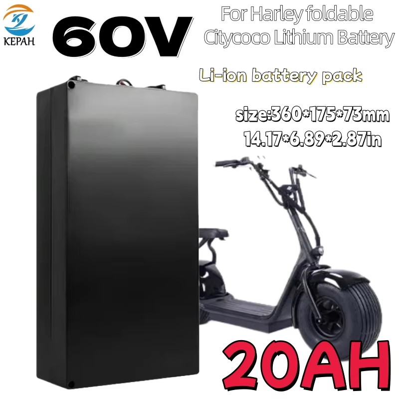 60V 30Ah Electric Scooter Battery - Batterie pour moto électrique Harley 60V