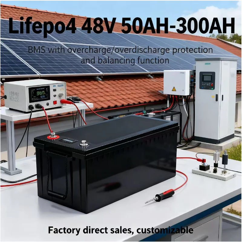 72V 60Ah Lifepo4 Battery Pack - Batterie 48 V LiFePO4 50/100/150/200/300 Ah