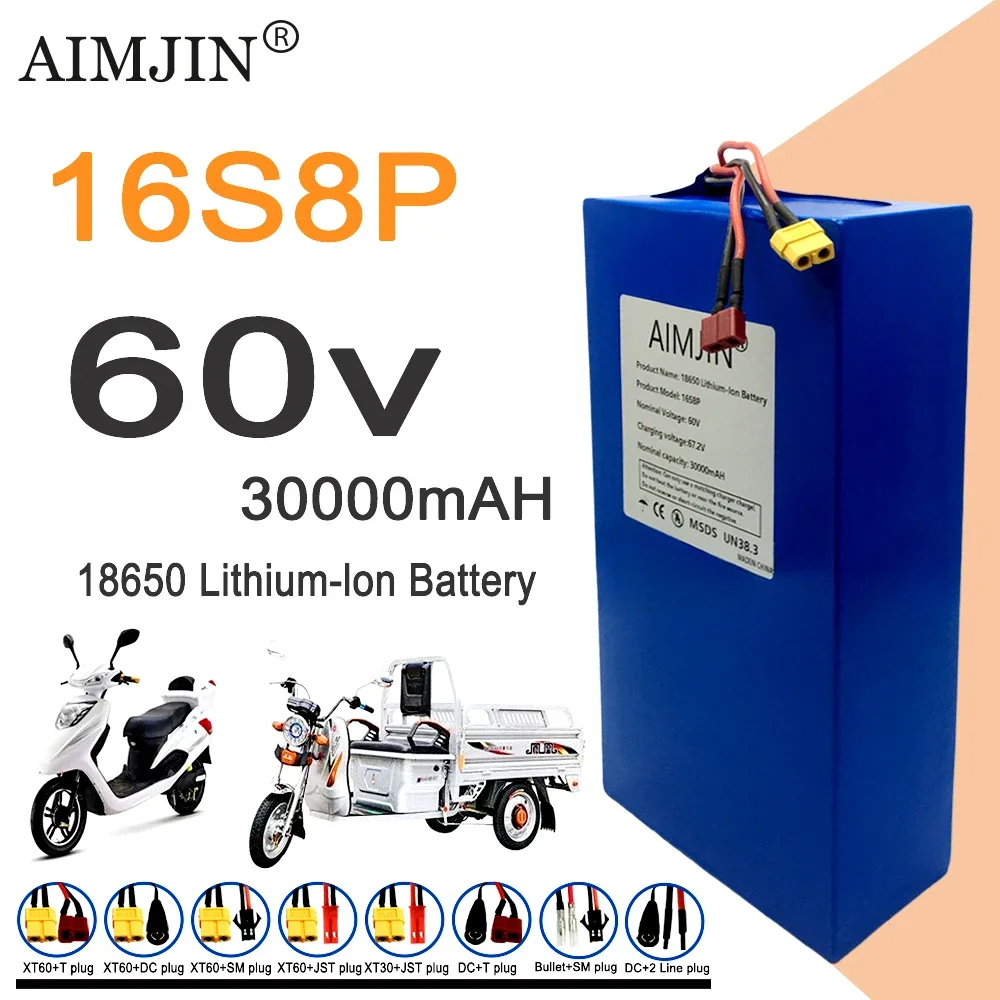 Batterie au lithium 16S8p 1000 - 60V 30Ah Electric Scooter Battery avis et prix