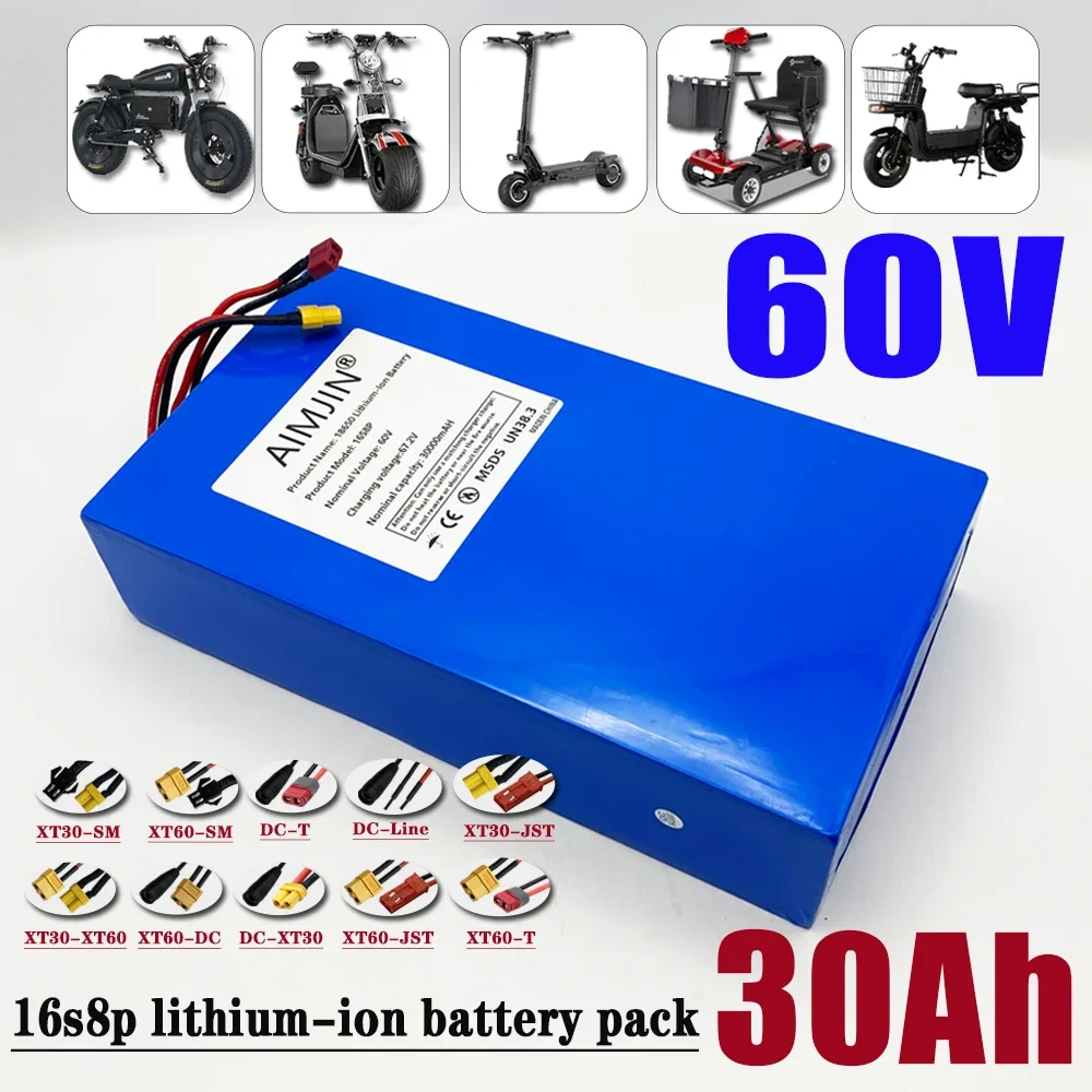 Batterie lithium-ion 18650 60V - 60V 30Ah Electric Scooter Battery avis et prix